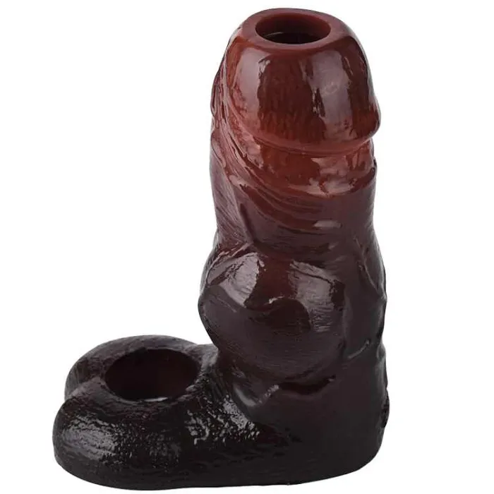 Anal Safystyle WATCH VIDEO Black Penis Sleeve S8112Black