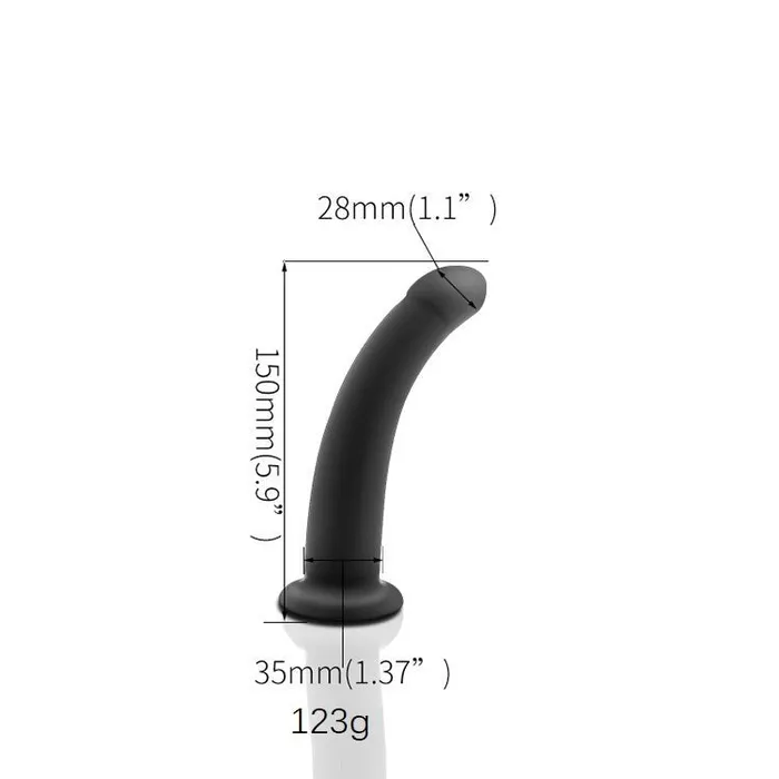 Black StrapOn Dildo FRISKY BUSINESS SG Female Sex Toys