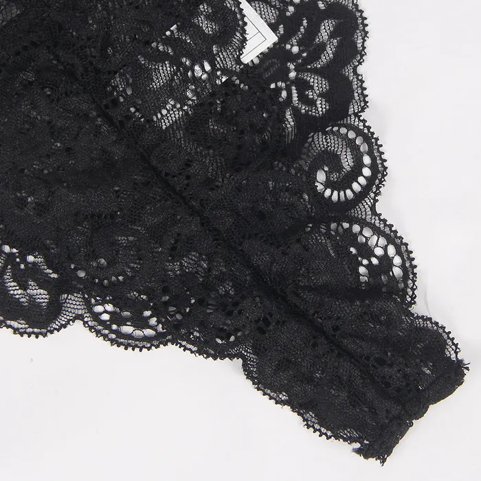 Bra Set 2 Pcs Lace Hollow Out Bra Set with Garter Leg Ring FRISKY BUSINESS SG Male Sex Toys