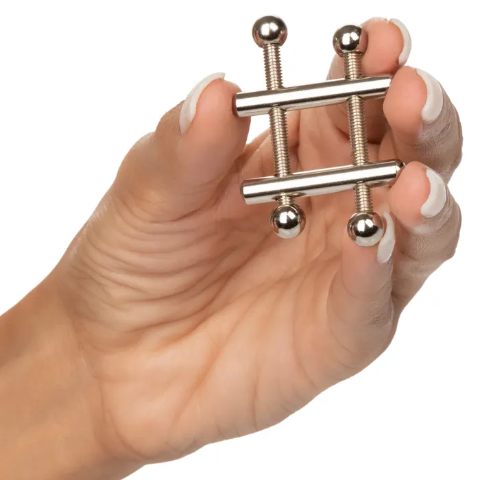 CalExotics Nipple Grips Crossbar Nipple Vices Nipple Clitoral Toys