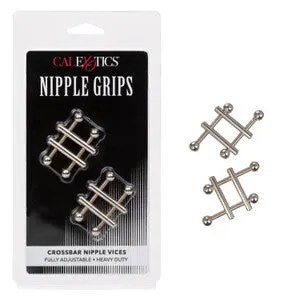 CalExotics Nipple Grips Crossbar Nipple Vices Nipple Clitoral Toys