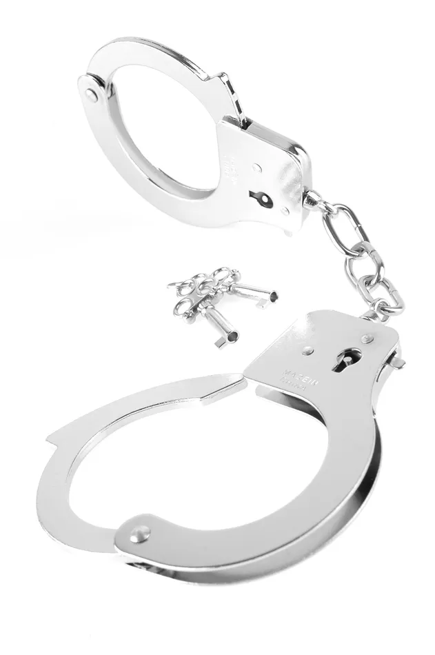 Calvista Couples Fetish Fantasy Designer Cuffs Silver