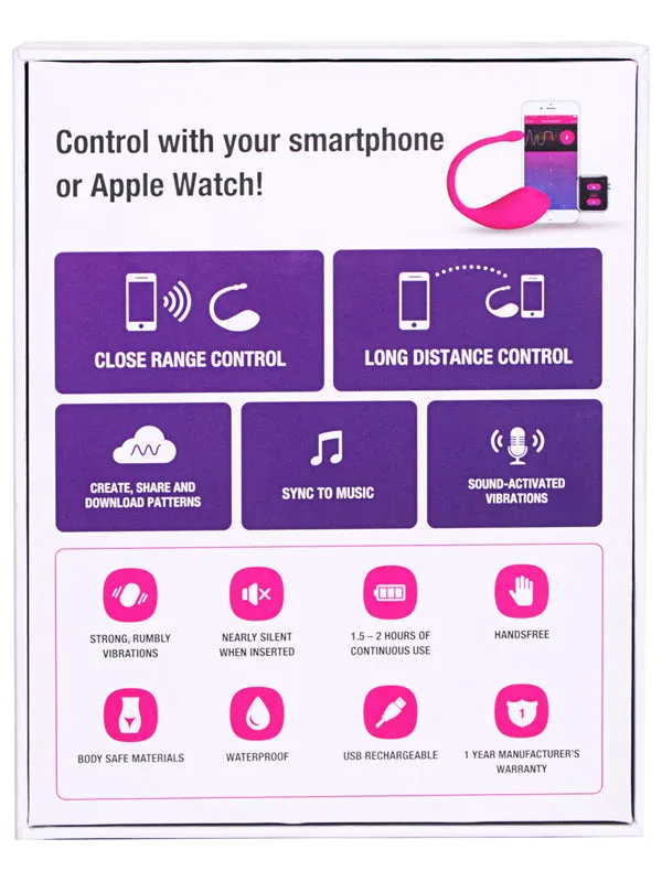 Calvista Lovense Lush Bluetooth RemoteControlled Egg Vibrator Female Sex Toys