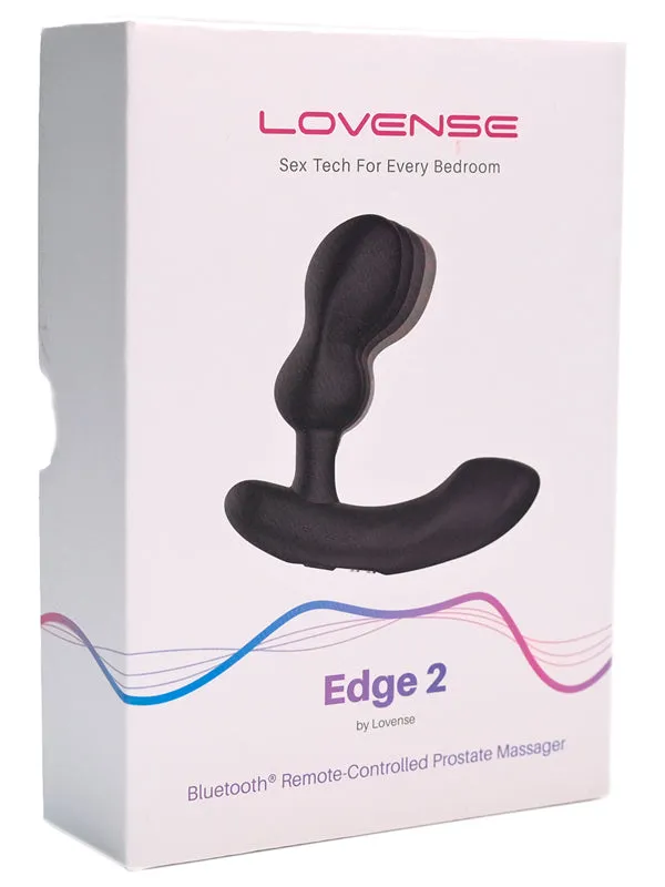 Calvista Male Sex Toys Lovense Edge 2 Vibrating Bluetooth Prostate Massager