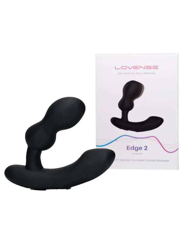 Calvista Male Sex Toys Lovense Edge 2 Vibrating Bluetooth Prostate Massager