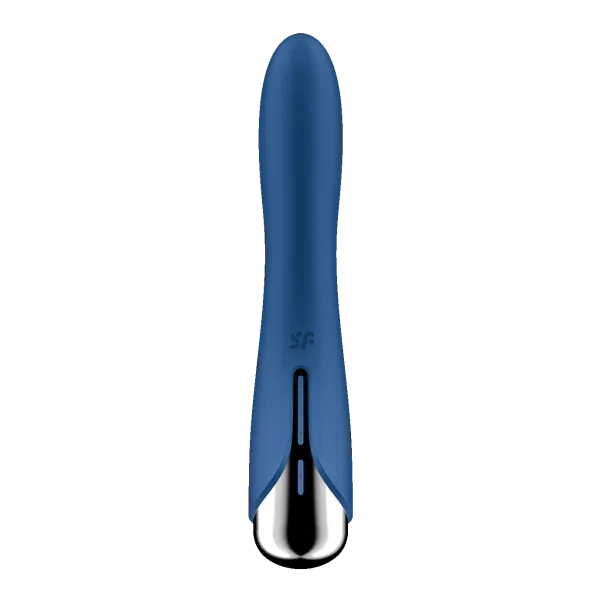 Calvista Vibrators Satisfyer Spinning Vibe 1 Rechargeable Rotating Vibrator Blue