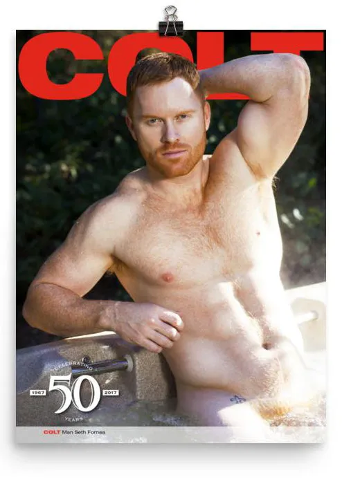 COLT Men Paper Poster Seth Fornea COLT Store Female Sex Toys
