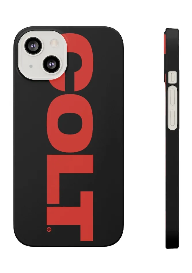 COLT Red Black Logo Mobile Phone Case Printify Anal