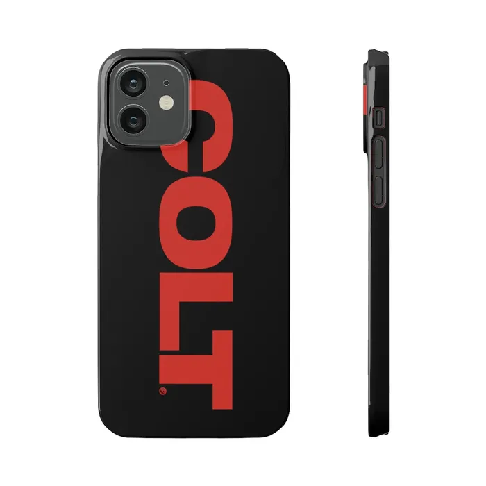 COLT Red Black Logo Mobile Phone Case Printify Anal