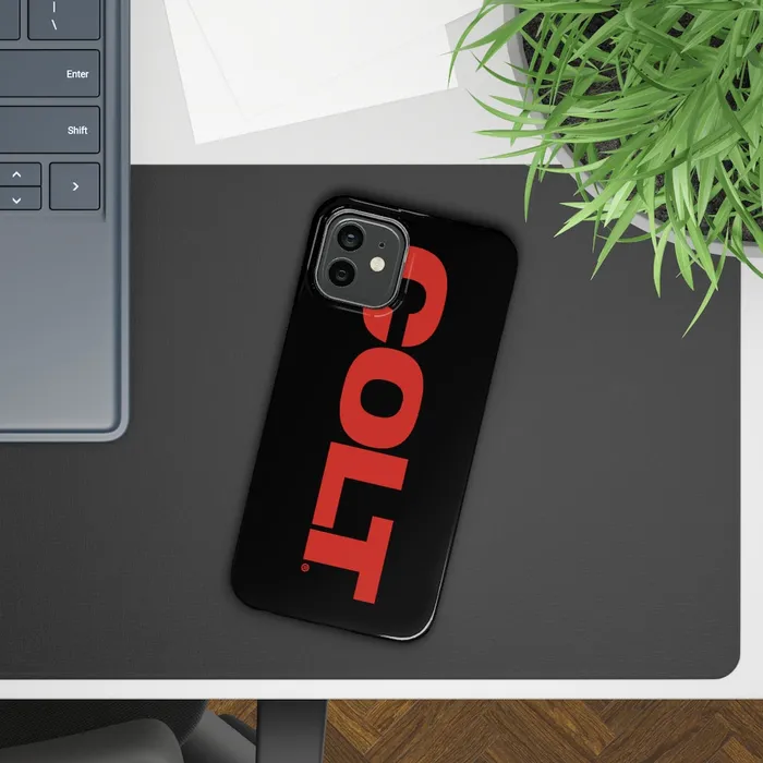 COLT Red Black Logo Mobile Phone Case Printify Anal