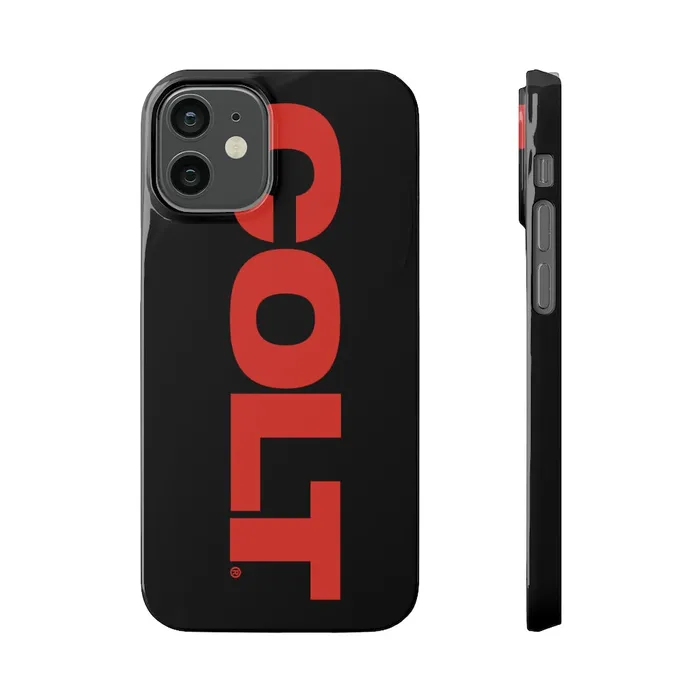 COLT Red Black Logo Mobile Phone Case Printify Anal