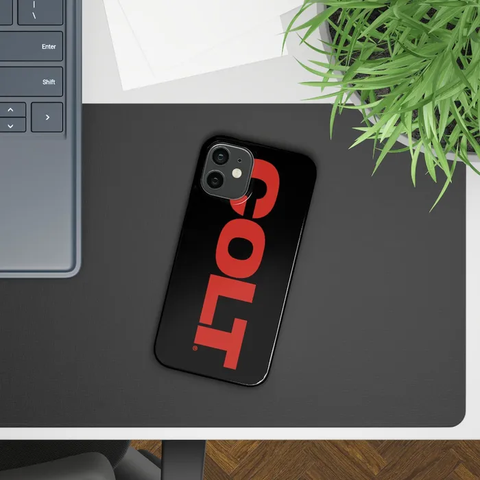 COLT Red Black Logo Mobile Phone Case Printify Anal