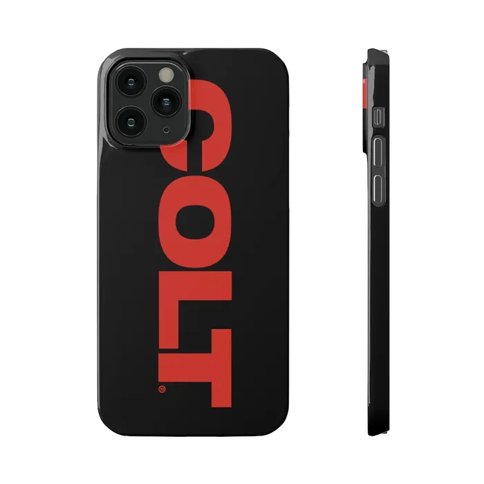 COLT Red Black Logo Mobile Phone Case Printify Anal