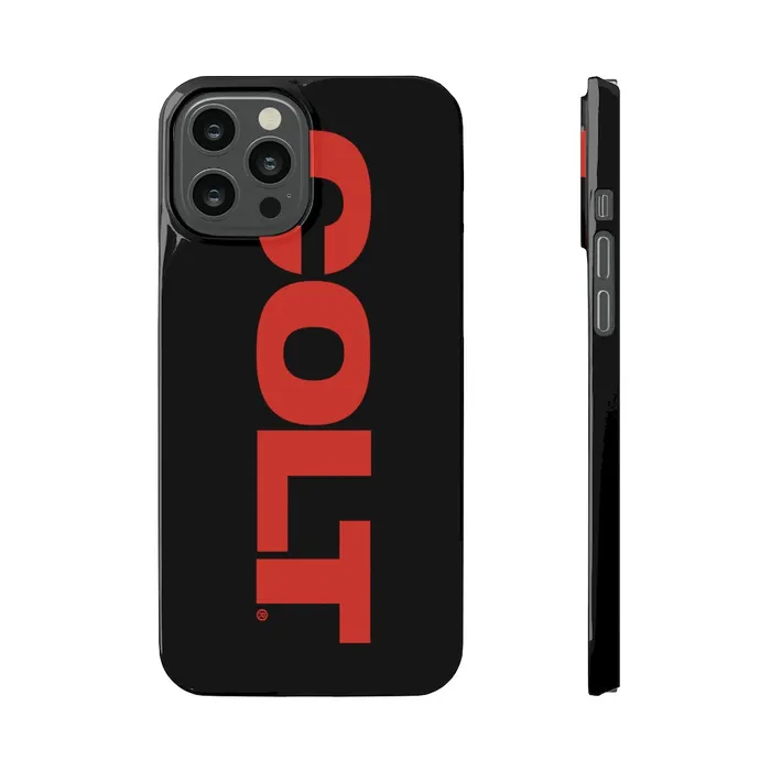 COLT Red Black Logo Mobile Phone Case Printify Anal