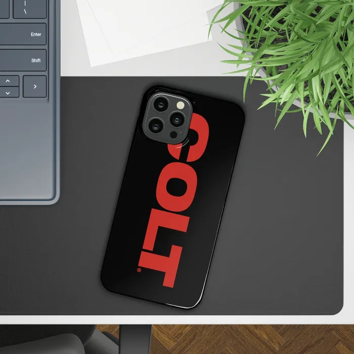 COLT Red Black Logo Mobile Phone Case Printify Anal