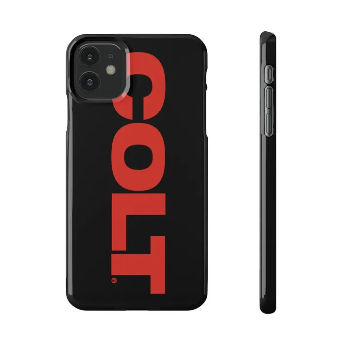 COLT Red Black Logo Mobile Phone Case Printify Anal