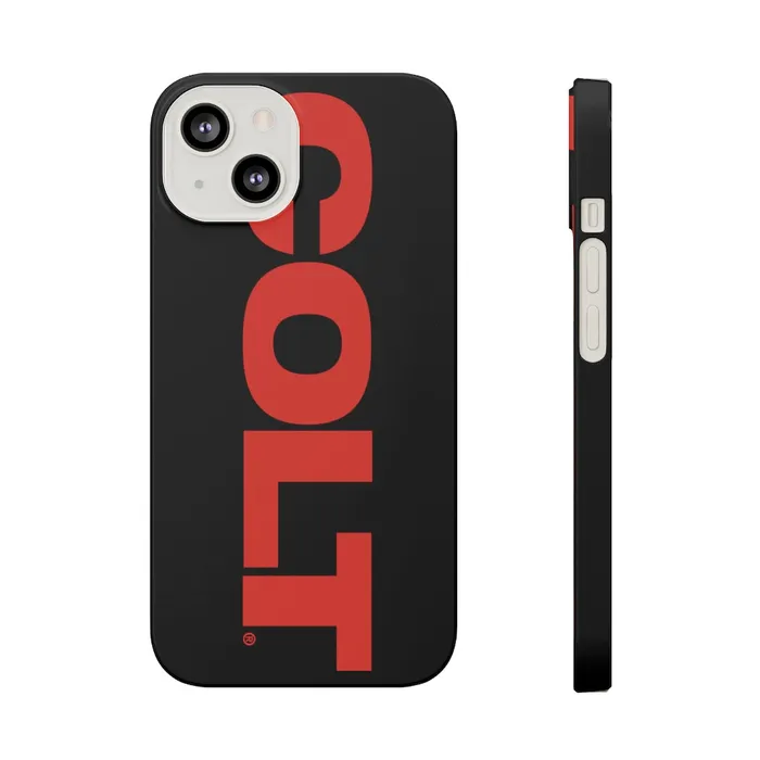 COLT Red Black Logo Mobile Phone Case Printify Anal