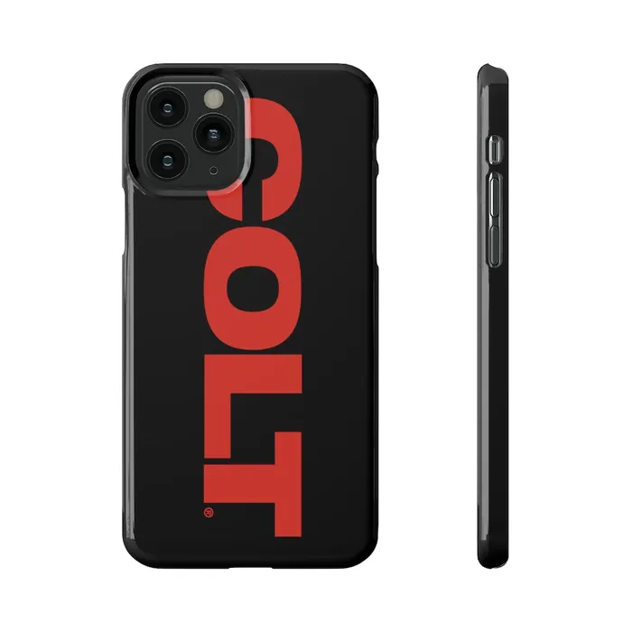 COLT Red Black Logo Mobile Phone Case Printify Anal