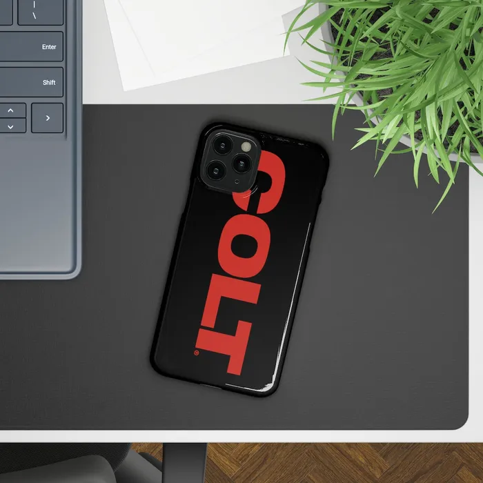 COLT Red Black Logo Mobile Phone Case Printify Anal