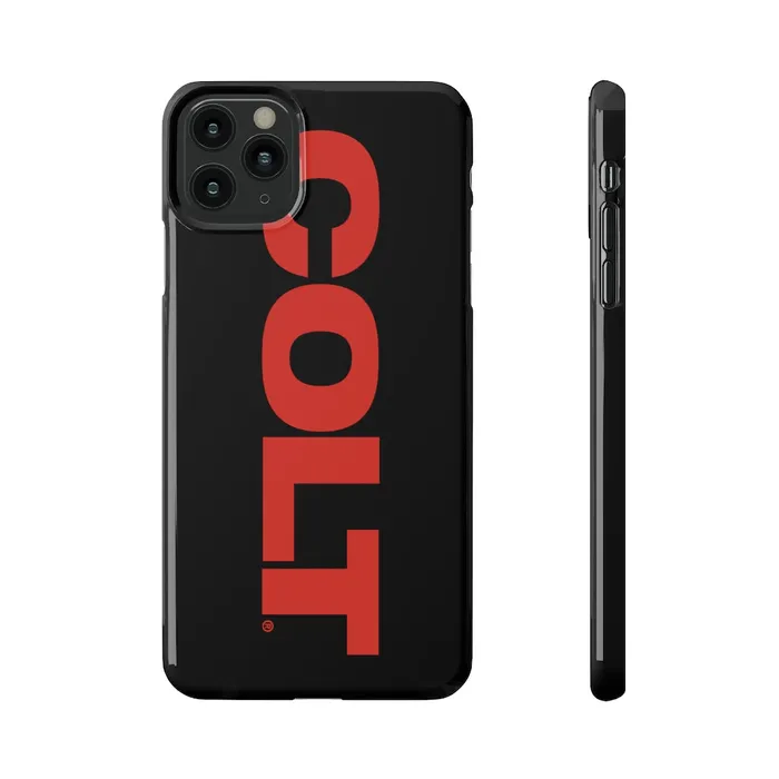 COLT Red Black Logo Mobile Phone Case Printify Anal