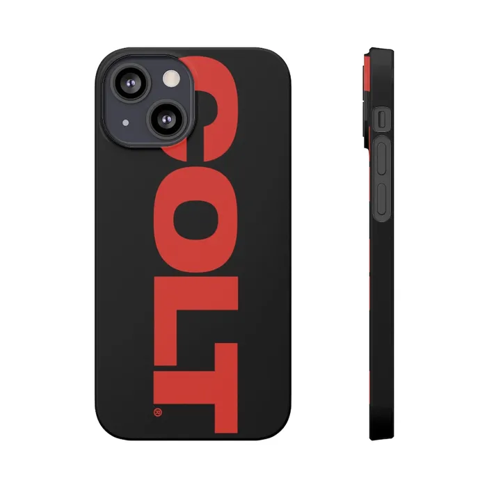 COLT Red Black Logo Mobile Phone Case Printify Anal