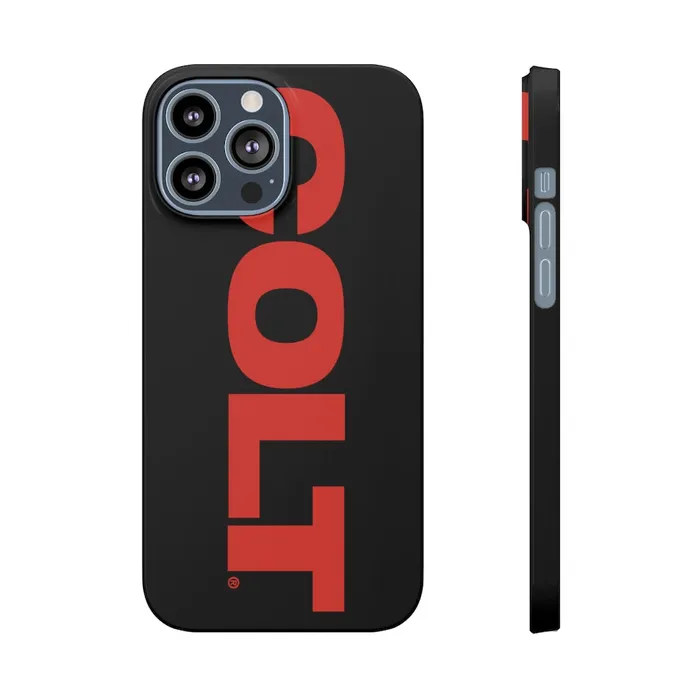 COLT Red Black Logo Mobile Phone Case Printify Anal