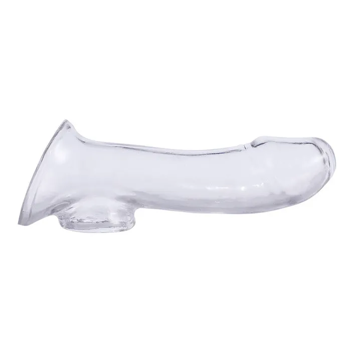 Dildos AotoWholesale China Everyday Sexy Crystal Cock Sleeve Clear