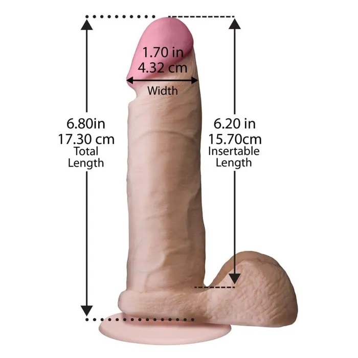 Dildos Doc Johnson The Realistic Cock Ultraskyn 6 Vanilla