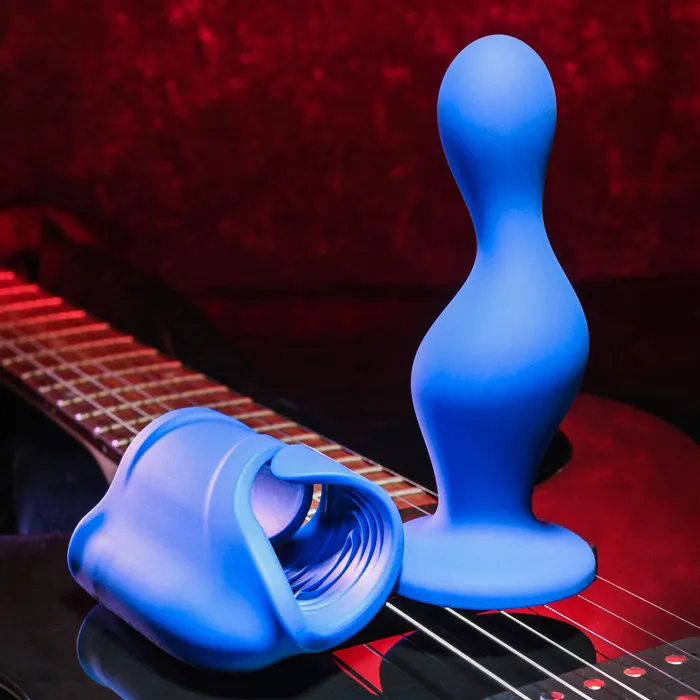 Dildos Evolved Ins Outs Silicone Dildo Stroker Kit Blue