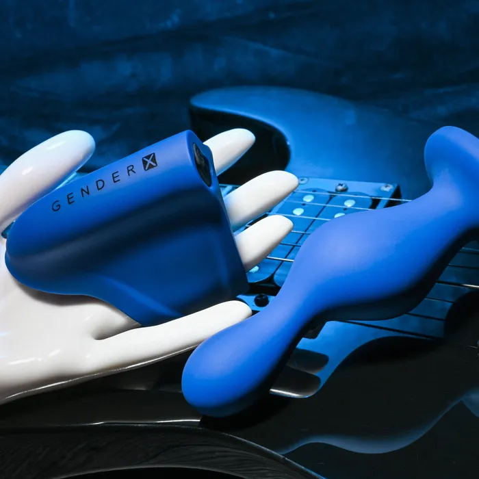 Dildos Evolved Ins Outs Silicone Dildo Stroker Kit Blue