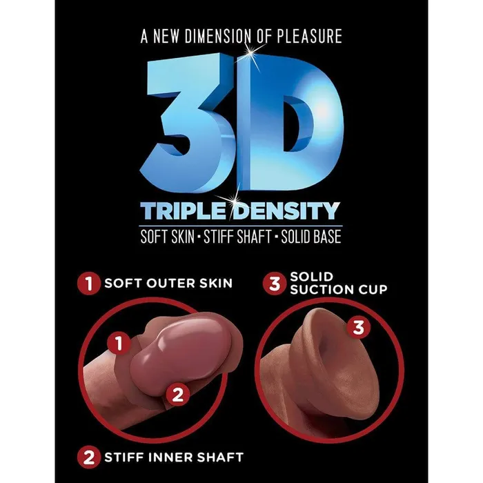 Dildos King Cock Plus 8 Triple Density Cock Brown King Cock Dildos King Cock Plus 8 Triple Density Cock Brown King Cock