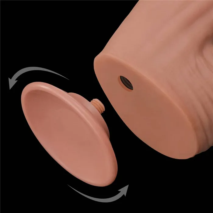 Dildos LOVETOY 12 King Sized Sliding Skin Dual Density Dildo Dong
