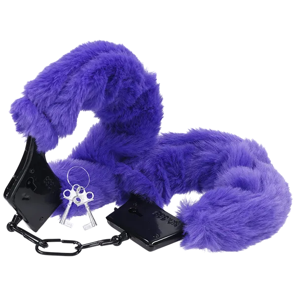 Doc Johnson Couples Merci Fluff Cuffs Violet
