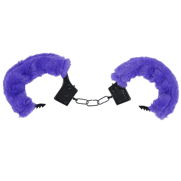 Doc Johnson Couples Merci Fluff Cuffs Violet