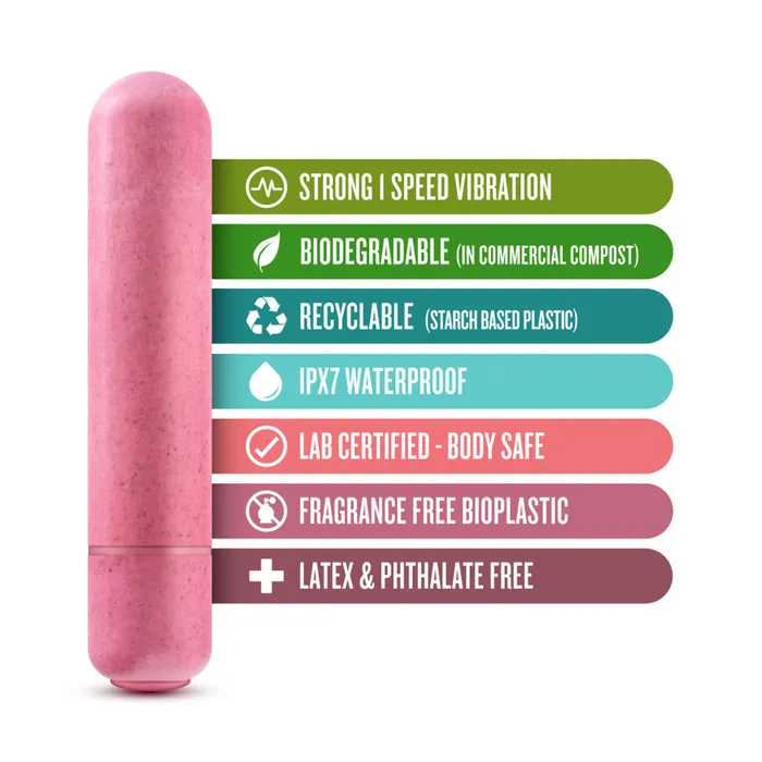 Female Sex Toys Blush Gaia Eco Biadegradable Bullet Vibrator Coral Female Sex Toys Blush Gaia Eco Biadegradable Bullet Vibrator Coral