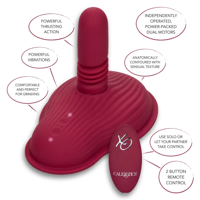 Female Sex Toys CalExotics Dual Rider Remote Control Thrust and Grind