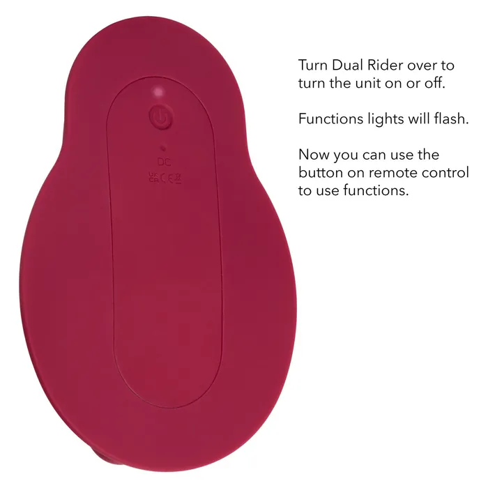 Female Sex Toys CalExotics Dual Rider Remote Control Thrust and Grind