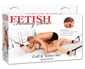 Female Sex Toys Fetish Fantasy Cuff Tether Set Calvista