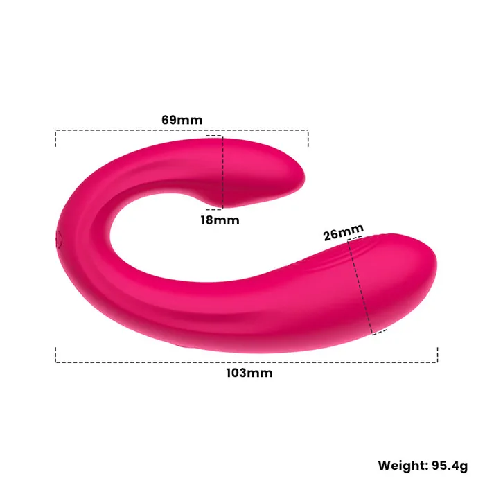 Female Sex Toys FRISKY BUSINESS SG Double Dip Dualended Wearable Vibrator