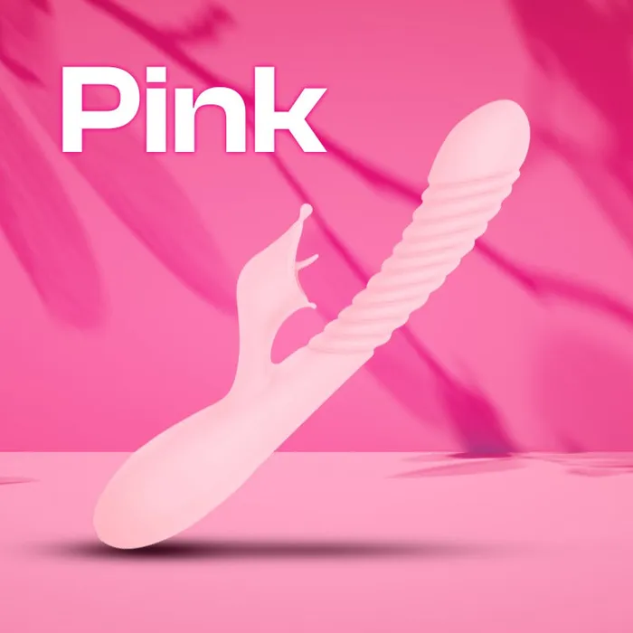 Female Sex Toys FRISKY BUSINESS SG Marry Mirage Dual Vibrator with Licking Tongue
