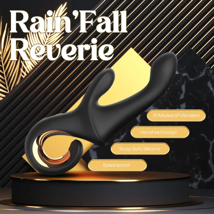Female Sex Toys FRISKY BUSINESS SG RainFall Reverie Dual Vibrator