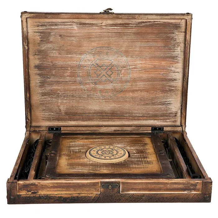 Female Sex Toys Lodbrock Medieval Dungeon Wood Neck Stockade Set with Case