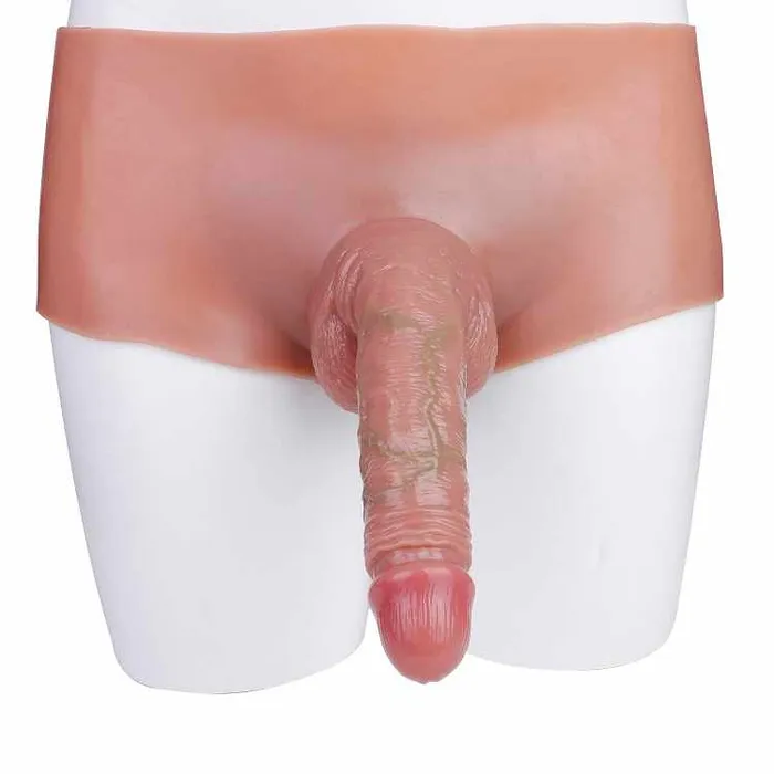 Female Sex Toys Safystyle WATCH VIDEO Hallow Strap On Dildo Boxer Penis Sleeve Penis Enlarger Extender for Men