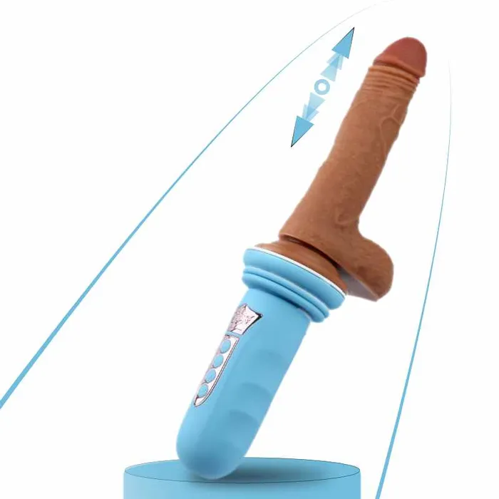 FRISKY BUSINESS SG Female Sex Toys Hanks Capsule Retractable Sex Machine with Suction Cup Dildo