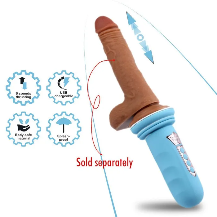 FRISKY BUSINESS SG Female Sex Toys Hanks Capsule Retractable Sex Machine with Suction Cup Dildo