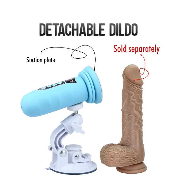 FRISKY BUSINESS SG Female Sex Toys Hanks Capsule Retractable Sex Machine with Suction Cup Dildo