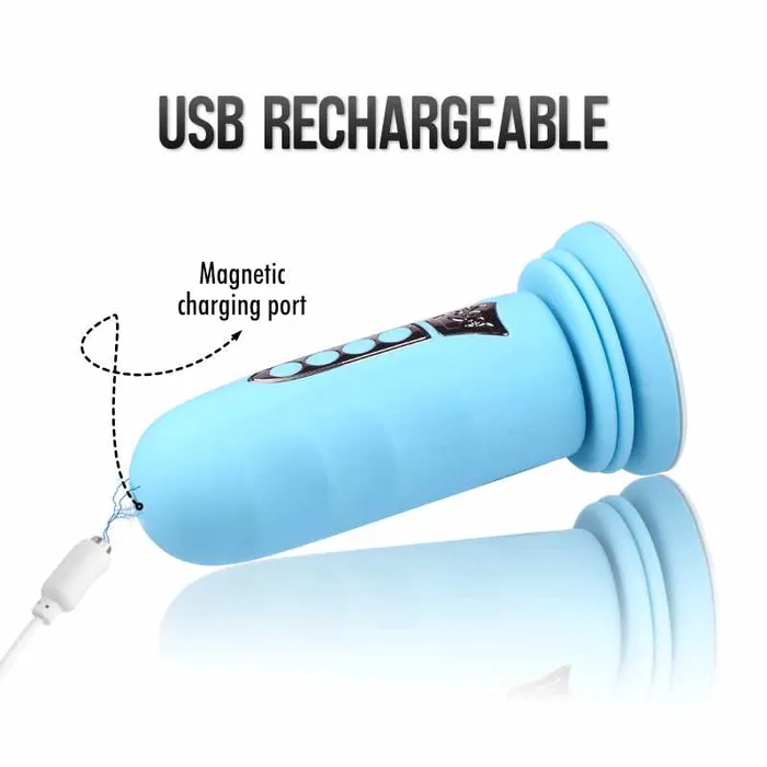 FRISKY BUSINESS SG Female Sex Toys Hanks Capsule Retractable Sex Machine with Suction Cup Dildo