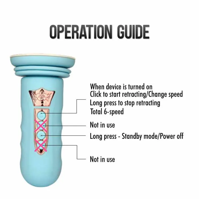 FRISKY BUSINESS SG Female Sex Toys Hanks Capsule Retractable Sex Machine with Suction Cup Dildo