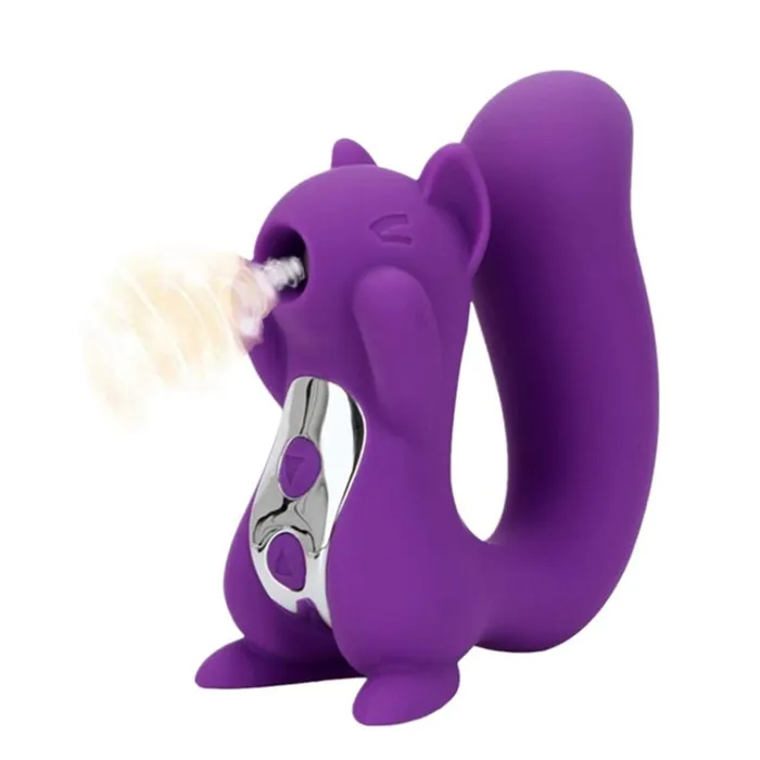 FRISKY BUSINESS SG Female Sex Toys The Squirrel 2 in 1 Clitoris Sucking Vibrator FRISKY BUSINESS SG Female Sex Toys The Squirrel 2 in 1 Clitoris Sucking Vibrator