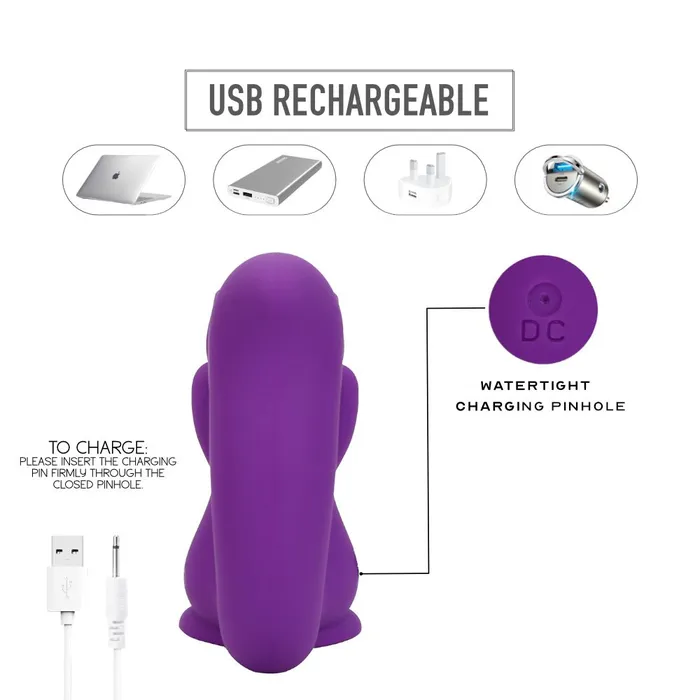 FRISKY BUSINESS SG Female Sex Toys The Squirrel 2 in 1 Clitoris Sucking Vibrator